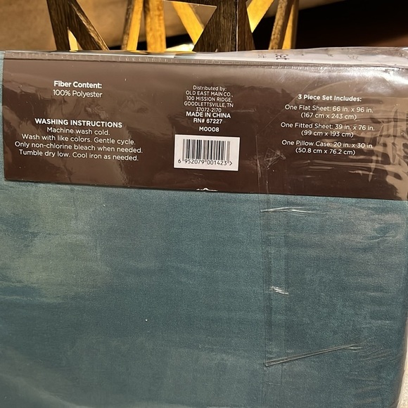 Comfort Bay Microfiber Twin Sheet Set Luxuriously Soft - Picture 3 of 4